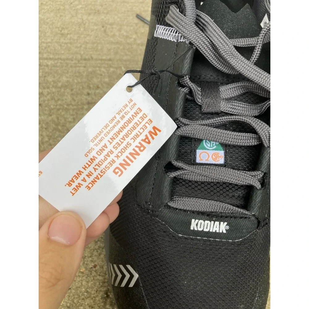 KODIAK Mens Quicktrail Low Nano Composite Toe Athletic Safety Work Shoe 10.5 BLK
